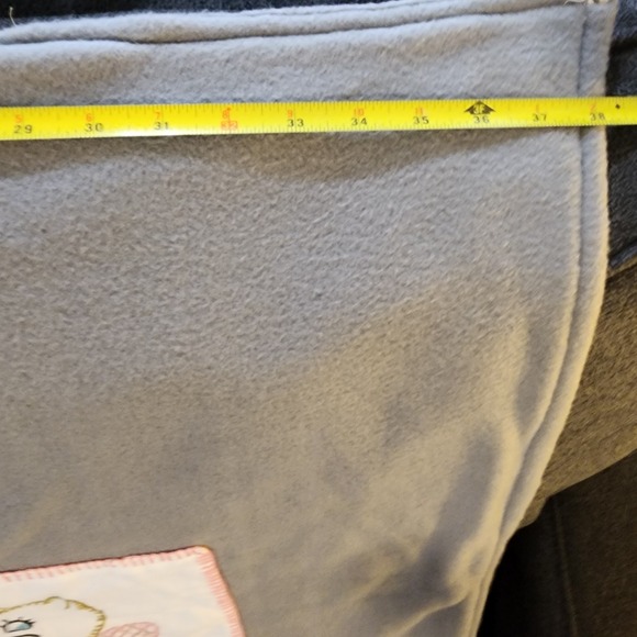 Homemade Winnie The Pooh Baby Blanket‎ Fleece Back & Embroidered - Picture 11 of 12